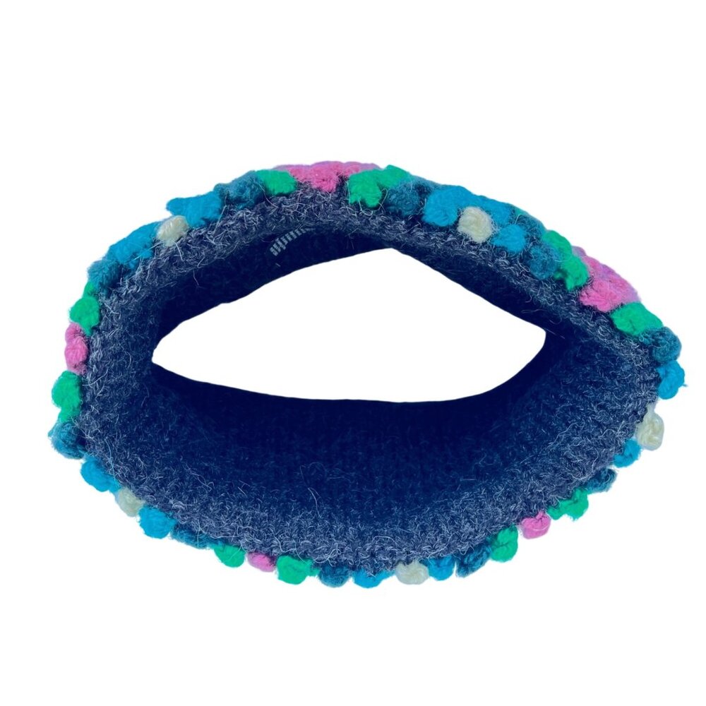Andes Gifts Alpaca Knit Headband Multicolor Handcrafted Peru - Picture 2 of 11